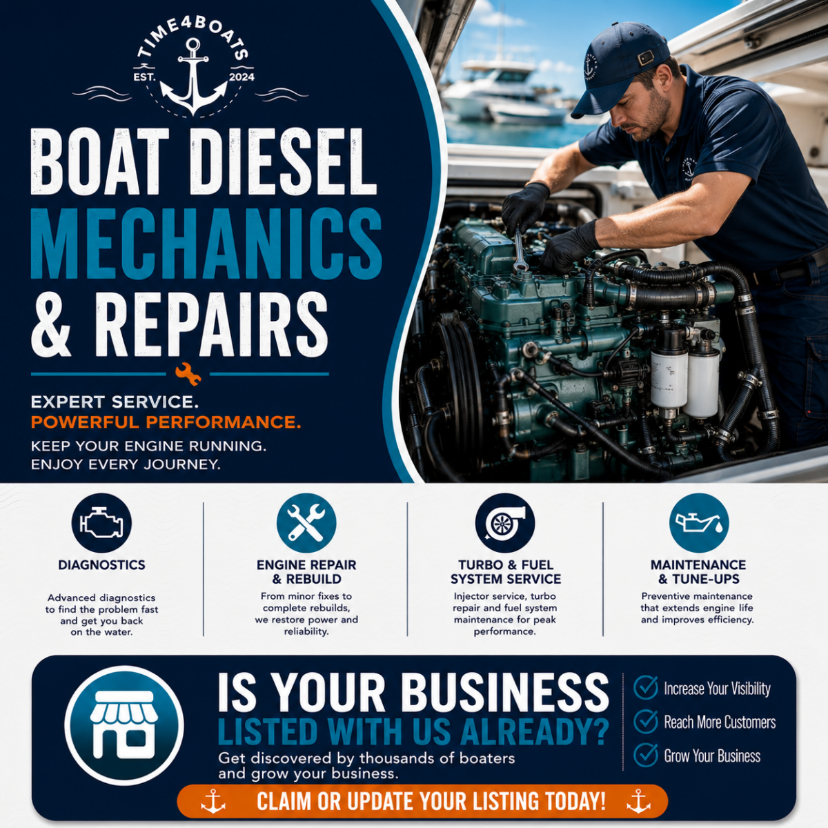 Boat Diesel Mechanics & Repairs