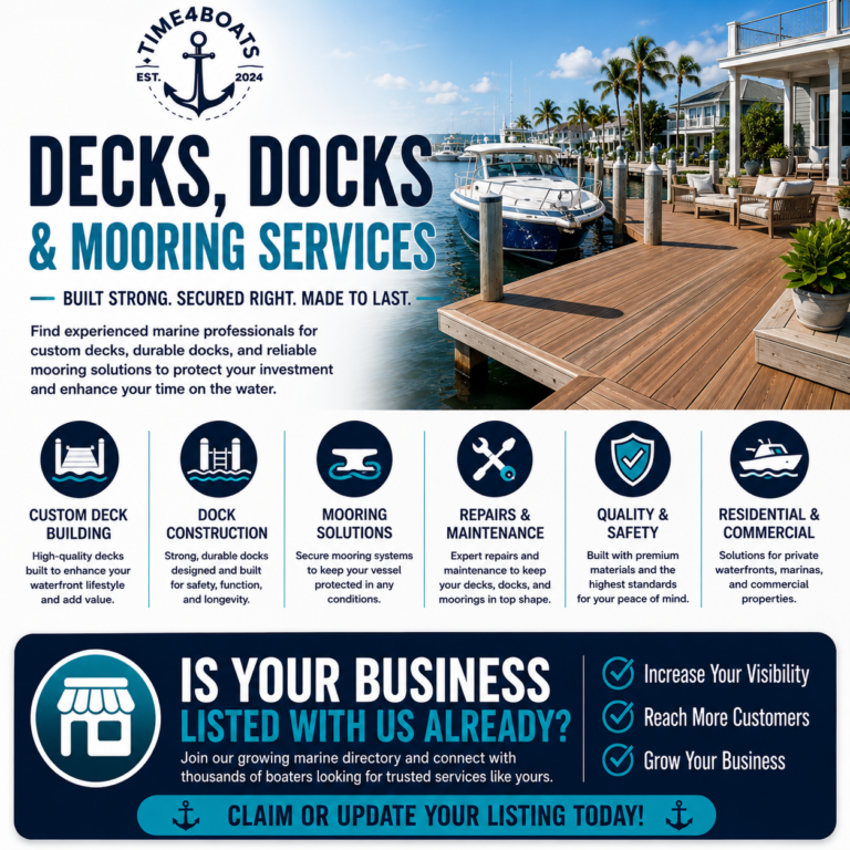 Decks, Docks & Mooring Services