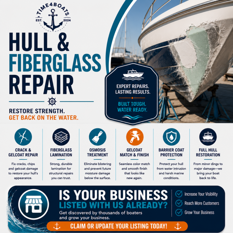 Hull & Fiberglass Repair Hull & Fiberglass Repair