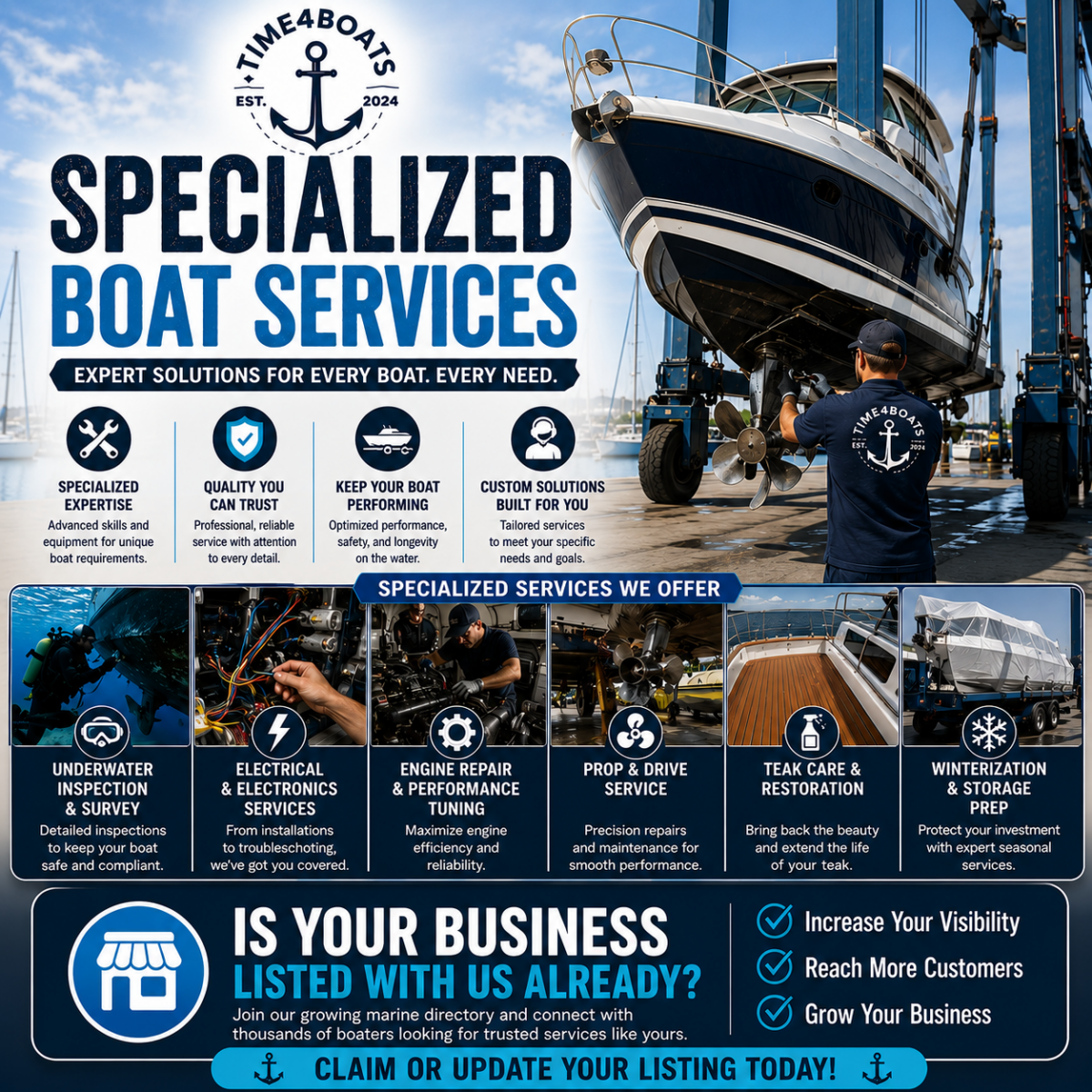 Specialized Boat Services - Time4Boats