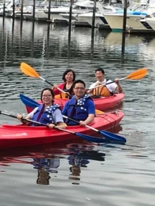 Tandem kayak rental, 90 minutes