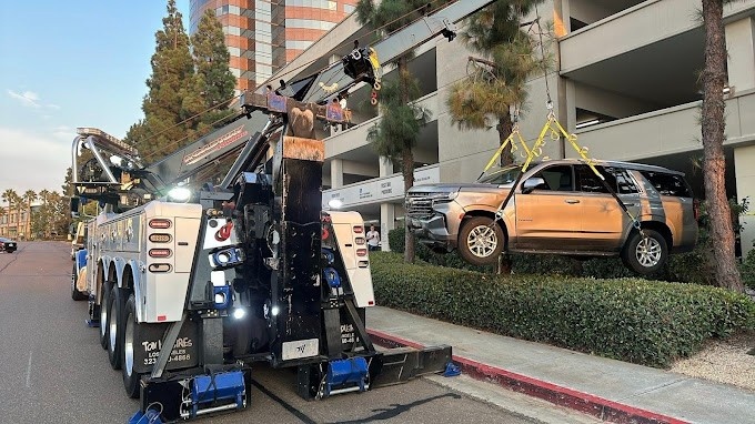 car recovery towing
